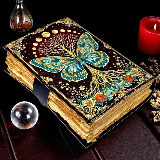Luna Moth Grimoire Journal