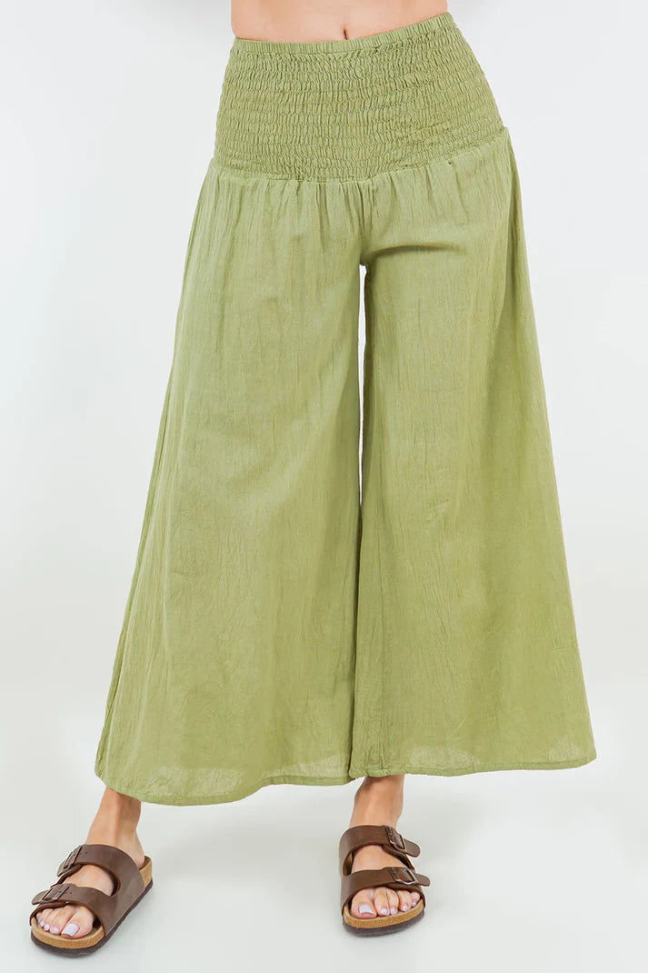 Cotton Spring into Step Pants
