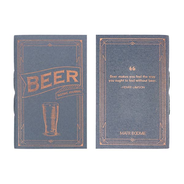 Beer Tasting Pocket Journal Recycled Paper