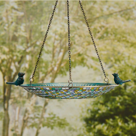 Radiant Reflections Mosaic Bird Bath