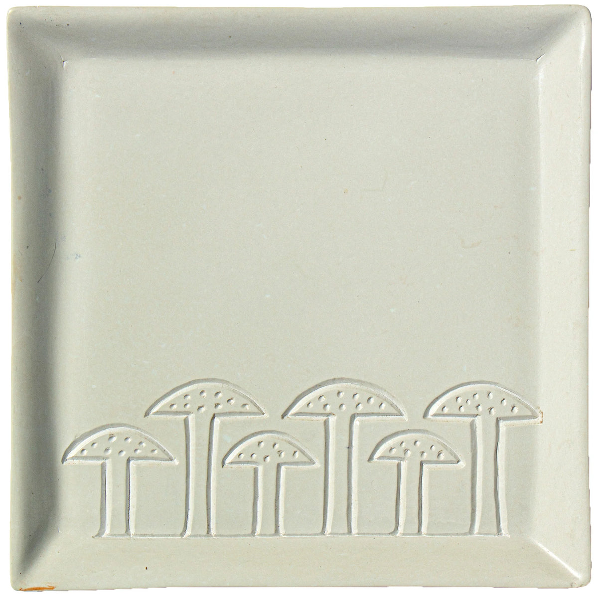 Soapstone Mushroom Design Square Plate Food Safe The Cob Mercantile