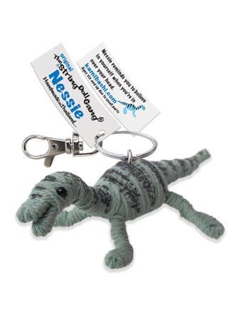 Nessie the Loch Ness Monster String Doll Keychain
