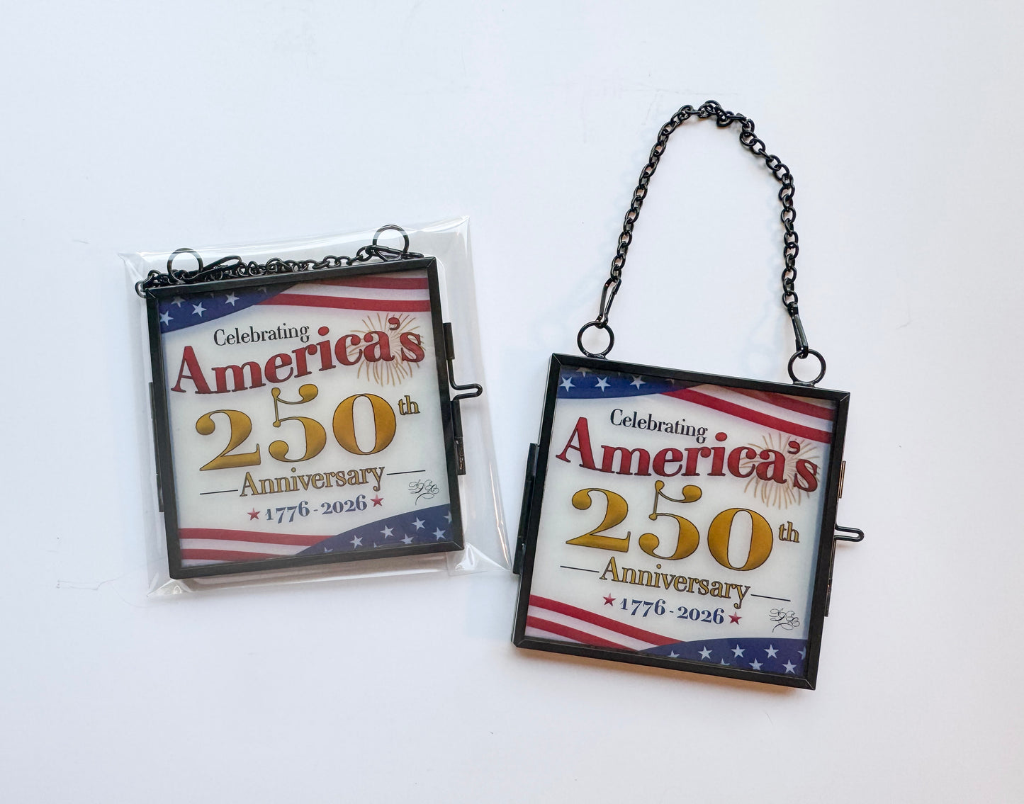 USA 250th Translucent Window Art