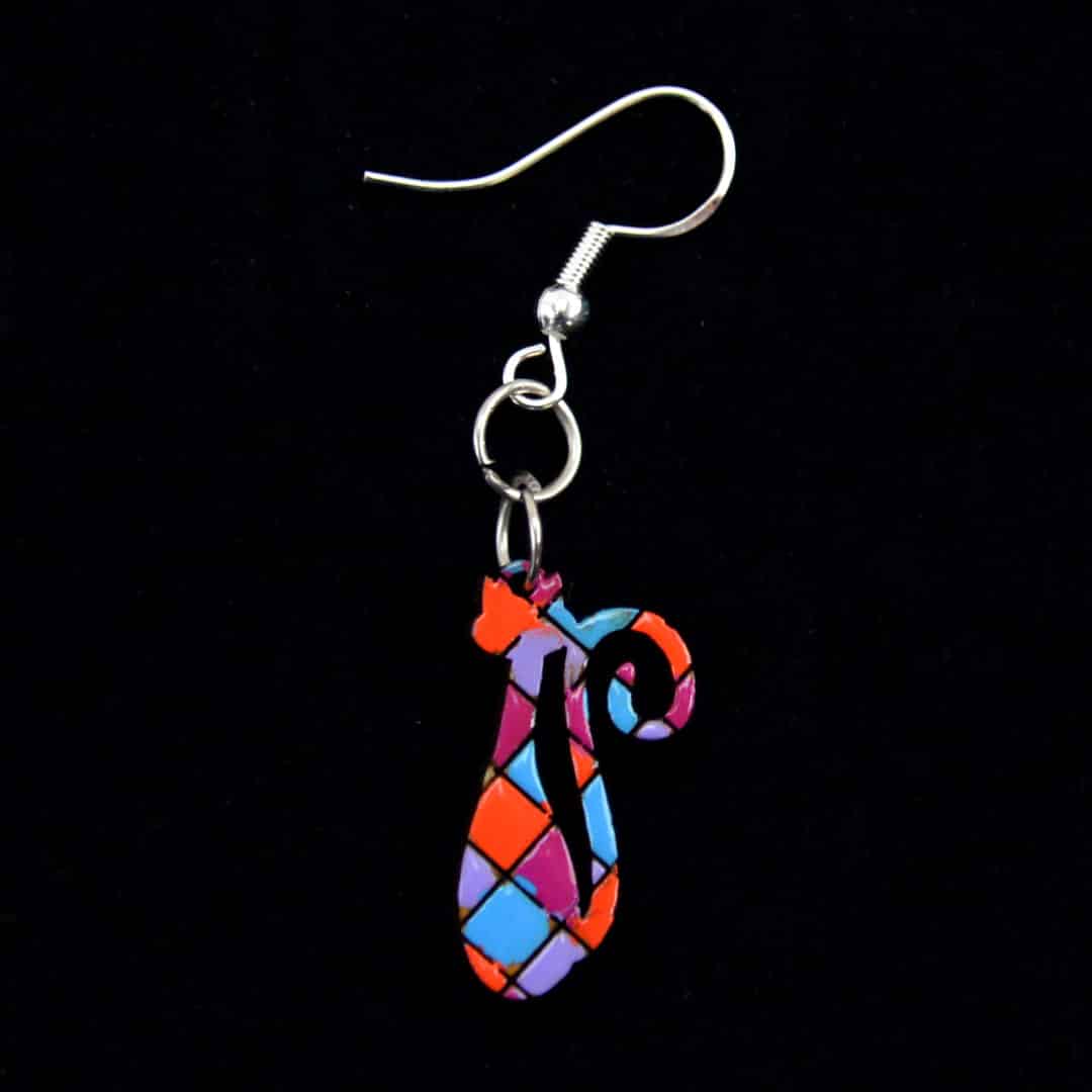 Wood Animal Earrings