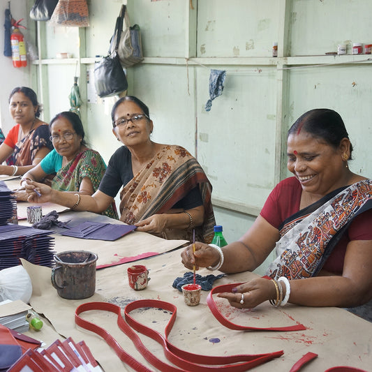 Caramel Leather Charger