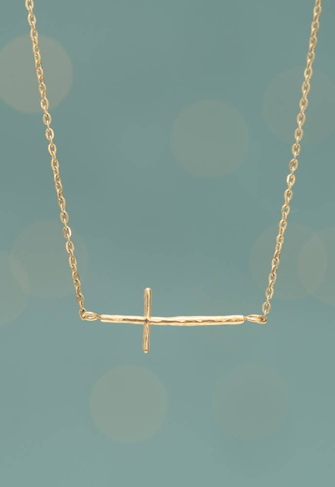 Radiant Cross Necklace