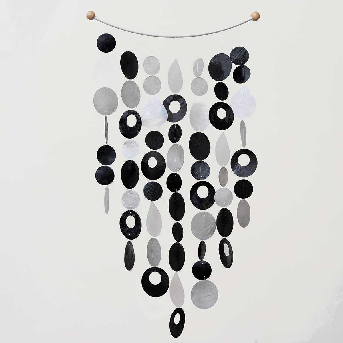 Capiz Chime Inverted Arch | Onyx