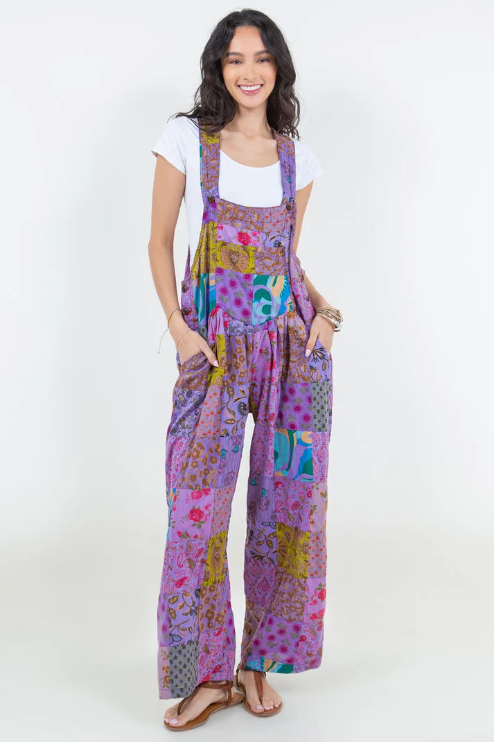 Overall Cotton Patchwork