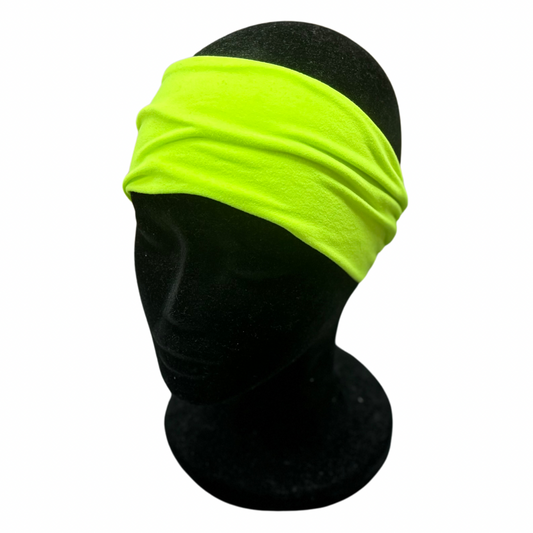 Neon yellow headband