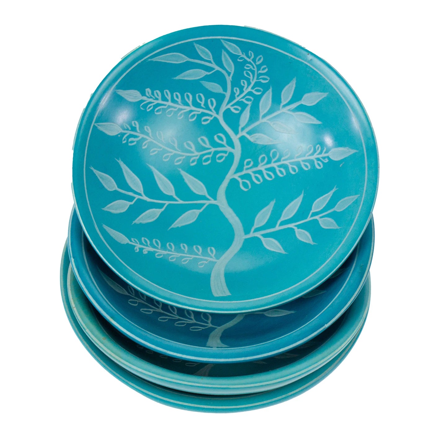 Painted Soapstone Carved Dishes