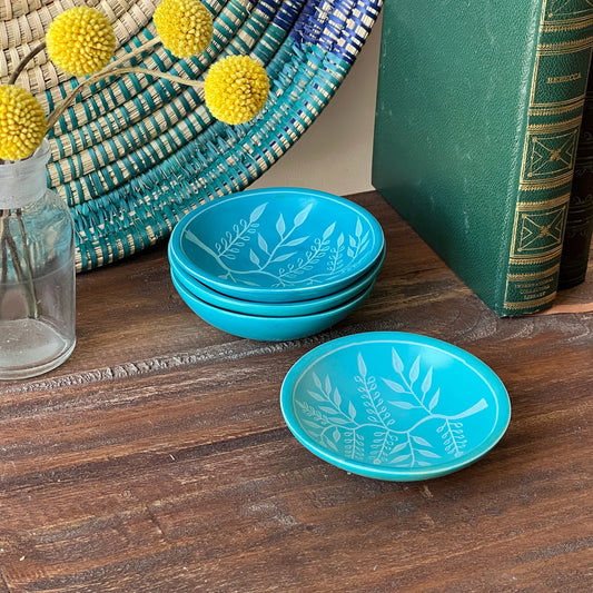 Painted Soapstone Carved Dishes