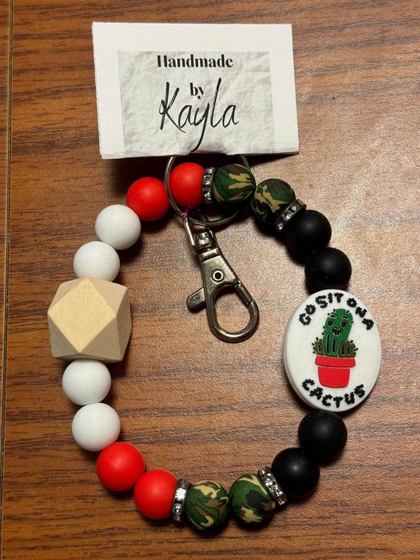 Go sit on a cactus Wristlet