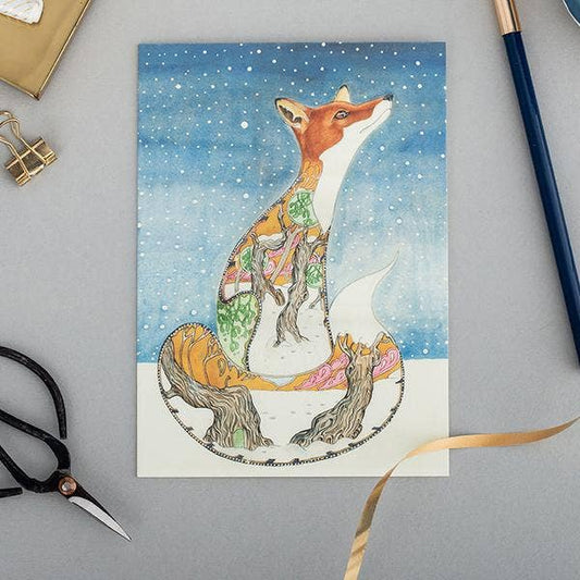 Fox in the Snow Card