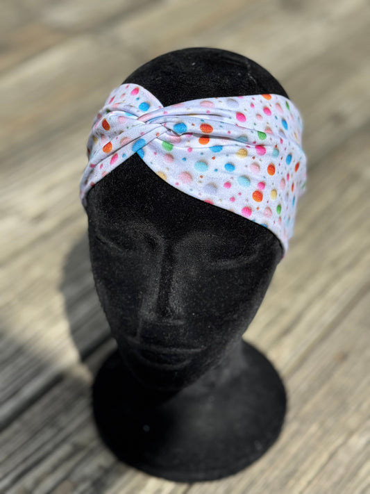 Colorful dots Headband