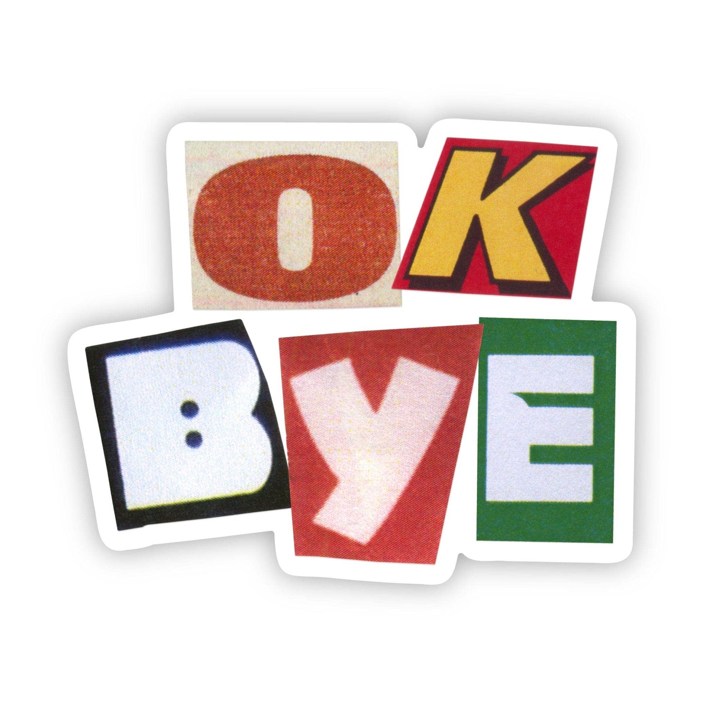 "OK BYE" funny sticker