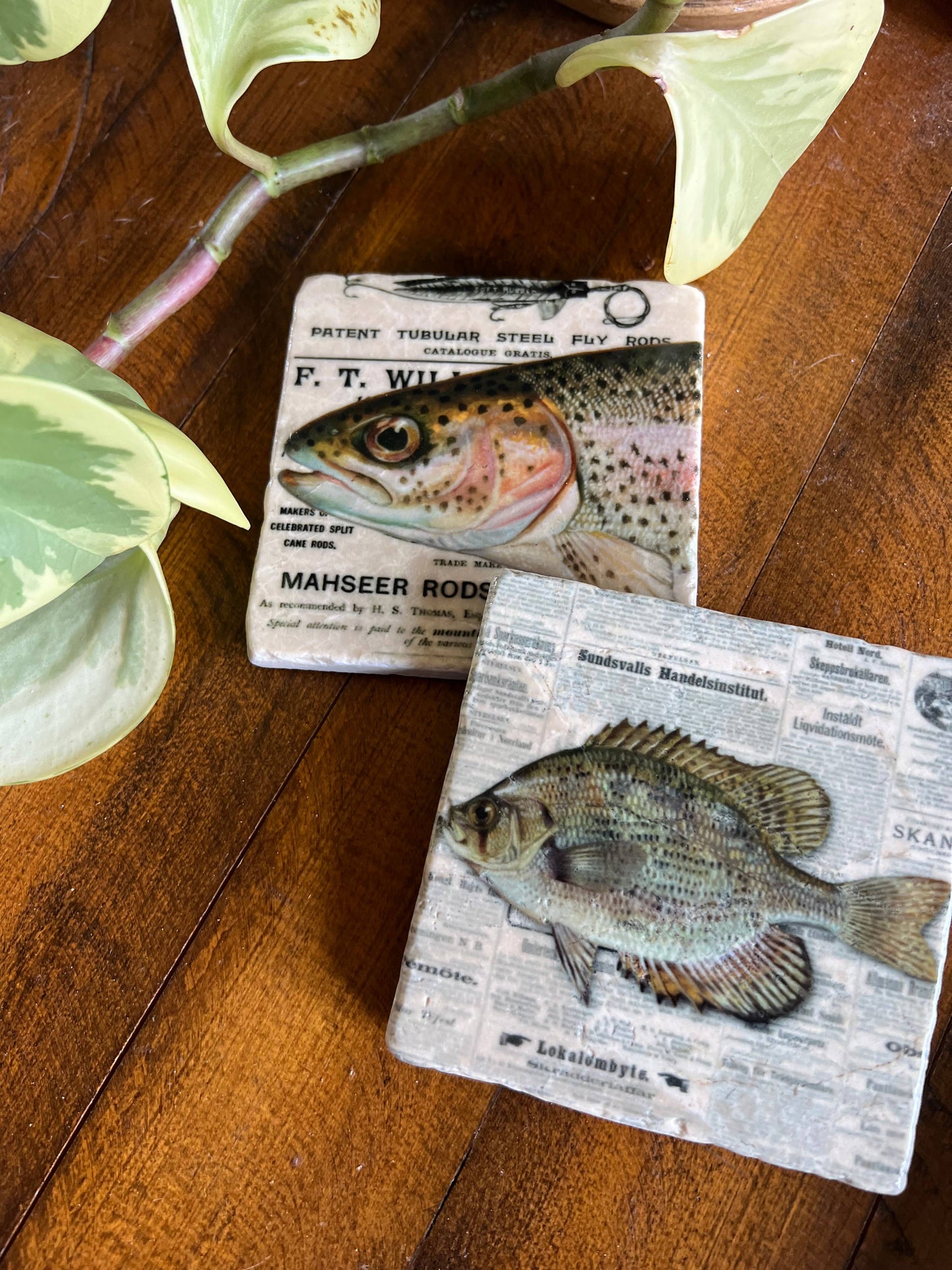 The Fisherman stone coasters