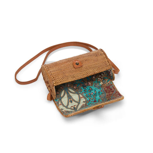 Sumatra Rattan Summer Clutch