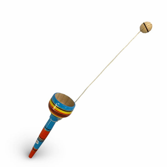 Balero Cup Mexican Wooden Toy 3.5" Traditional Fun Game