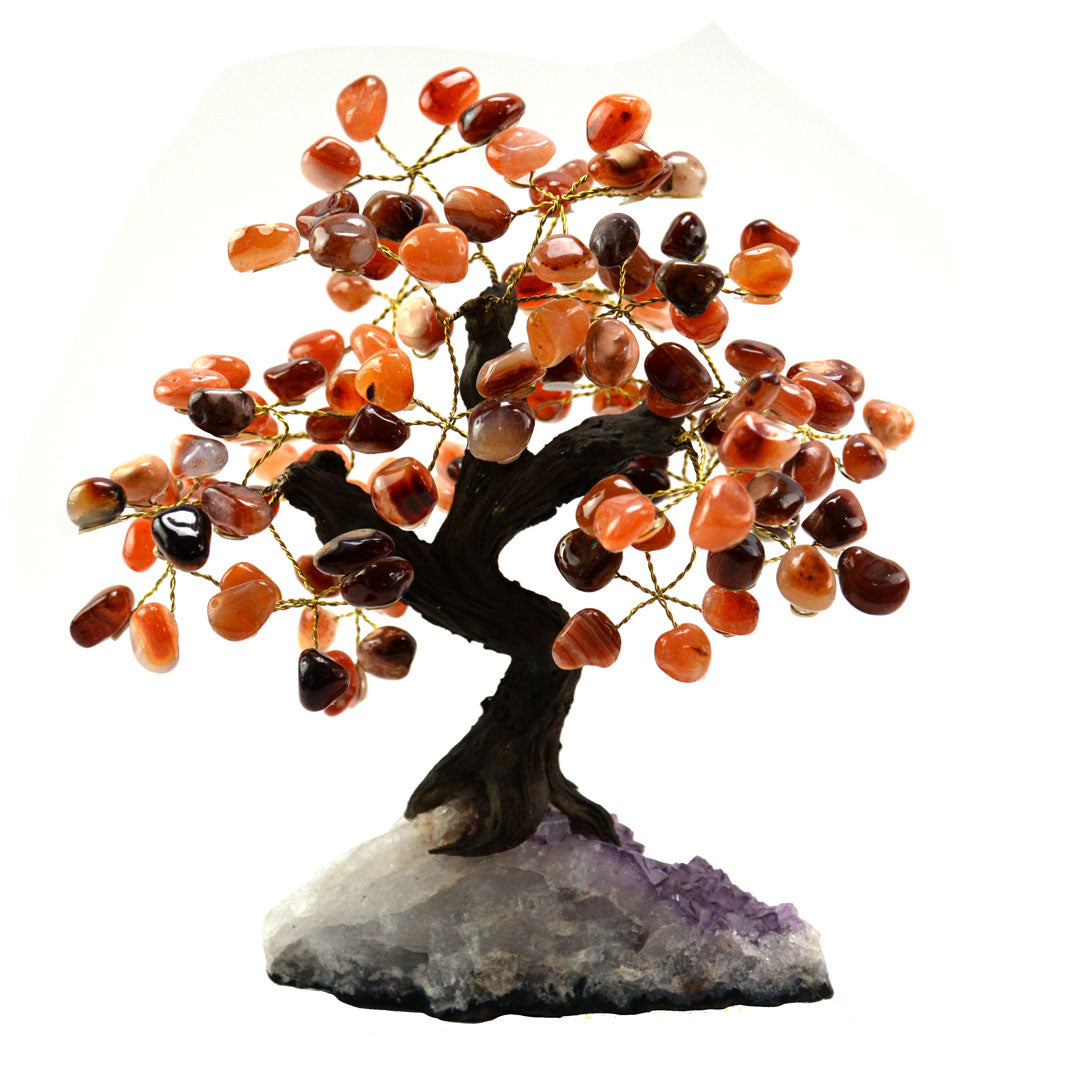 10" Stone Arbolito with Crystal base