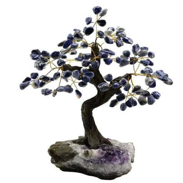 10" Stone Arbolito with Crystal base