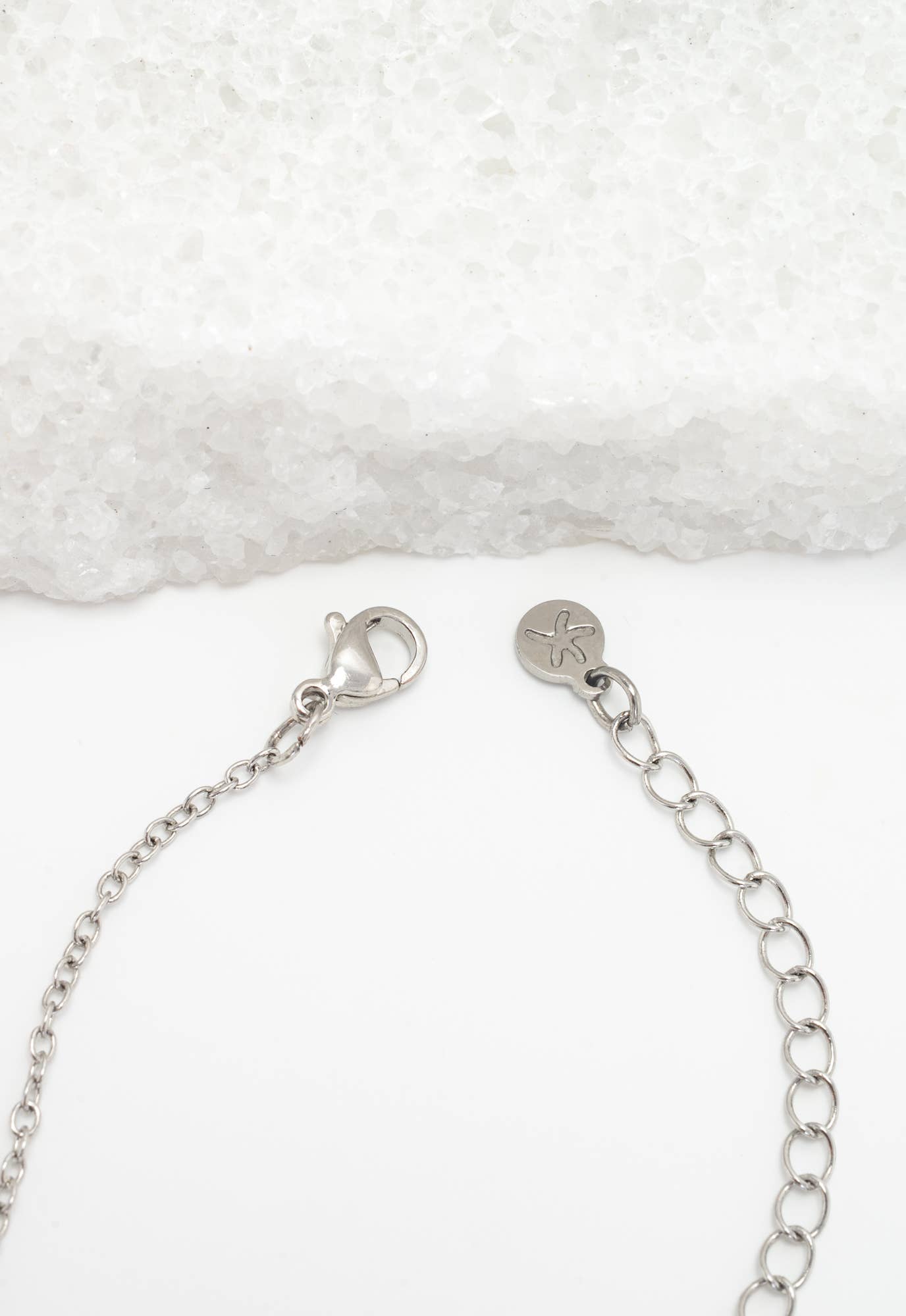 Platinum Chandelier Zircon Necklace