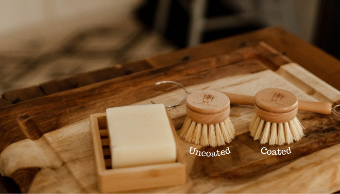 Sisal Kitchen Brush- Refill Head Only: Coated Beechwood