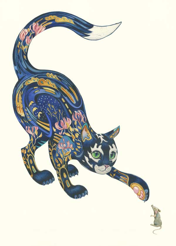 Cat and Mouse Card