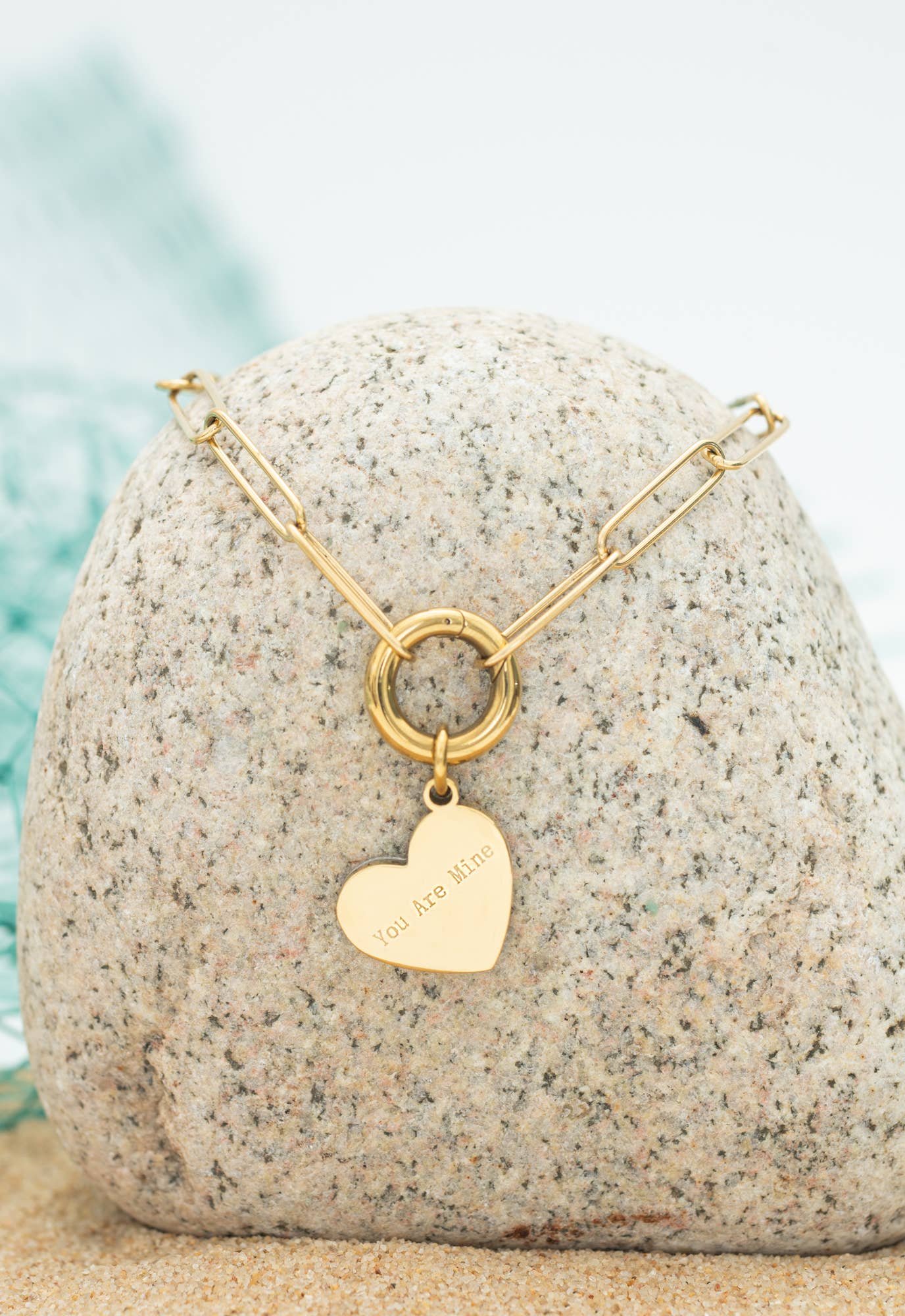 You Are Mine Necklace Gold