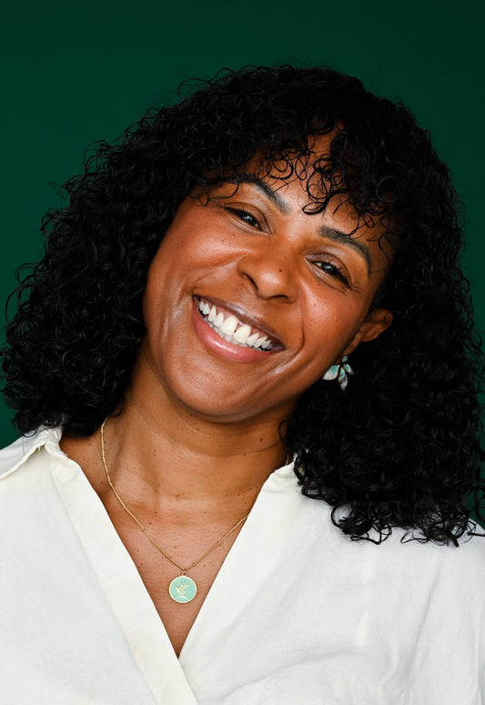 Resilience Leaf Necklace in Mint