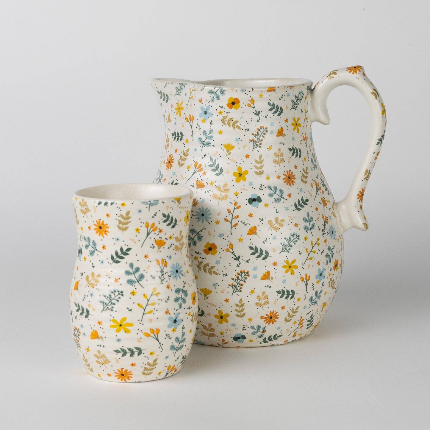 Tula Floral Ceramic Tumbler