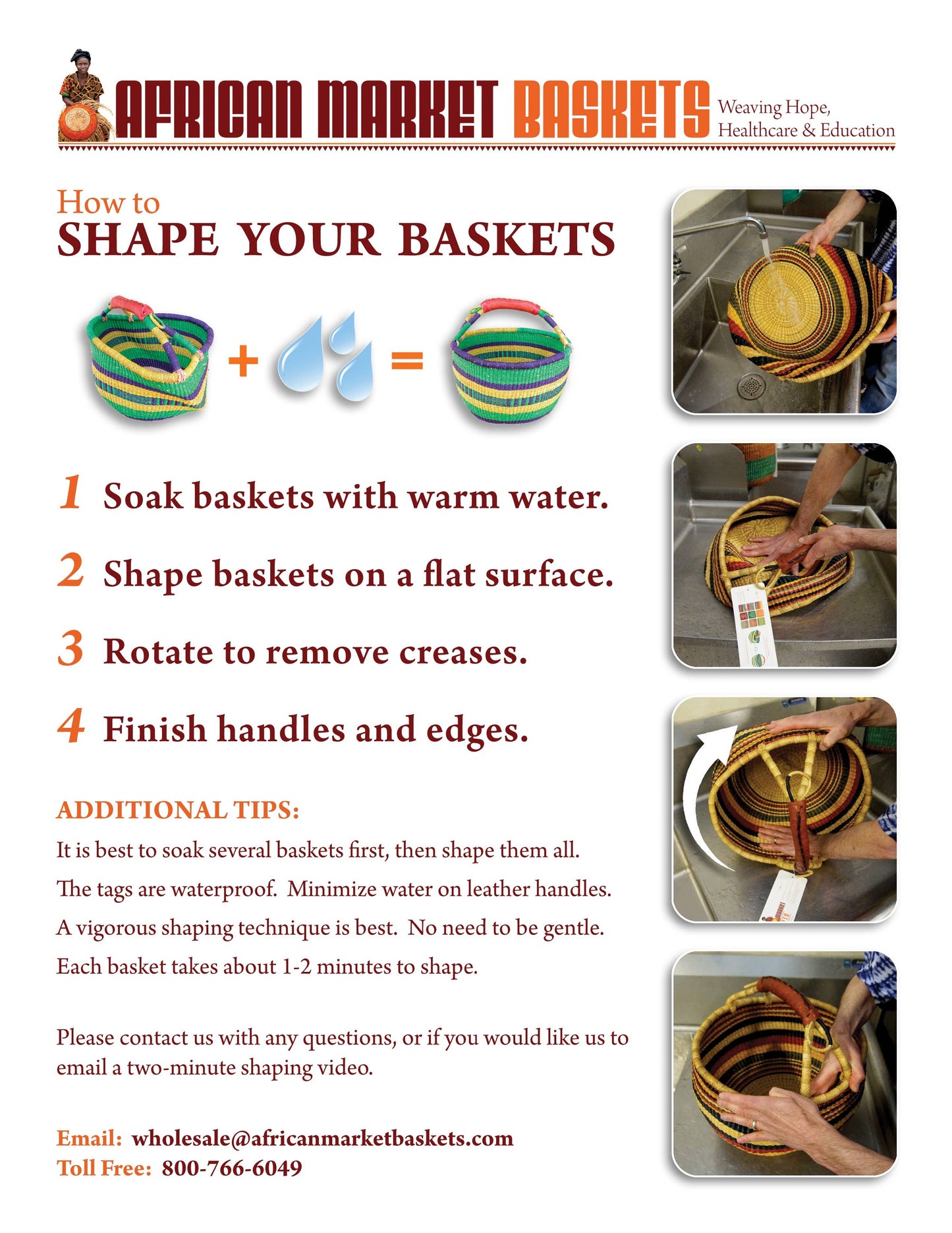 G-144 V-Shape Oval Basket