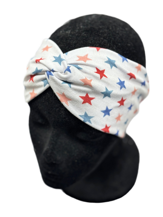 Stars red, white, and blue Headband