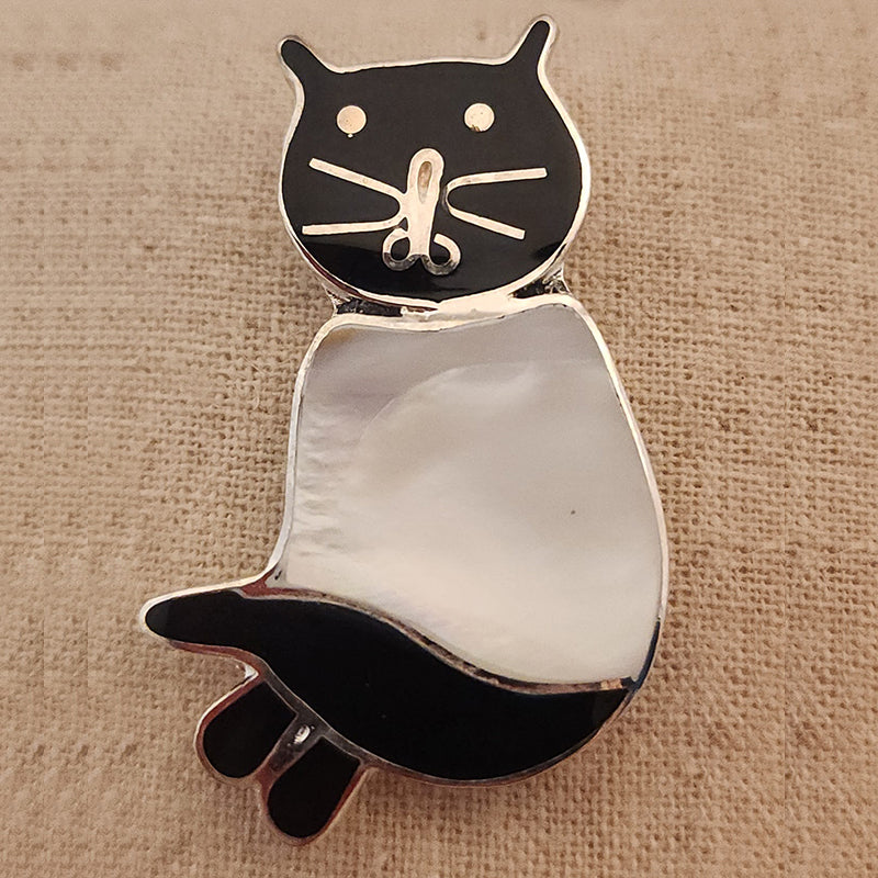 Cat Motif Brooches