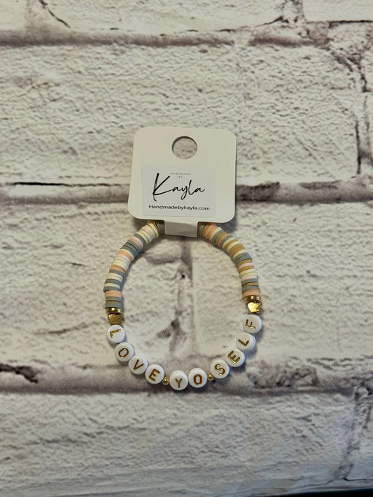 Love yo self friendship bracelet