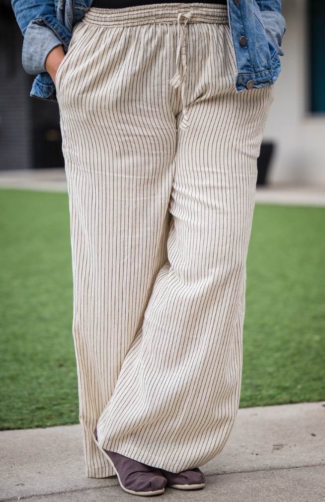 Pants Cotton Wide Leg