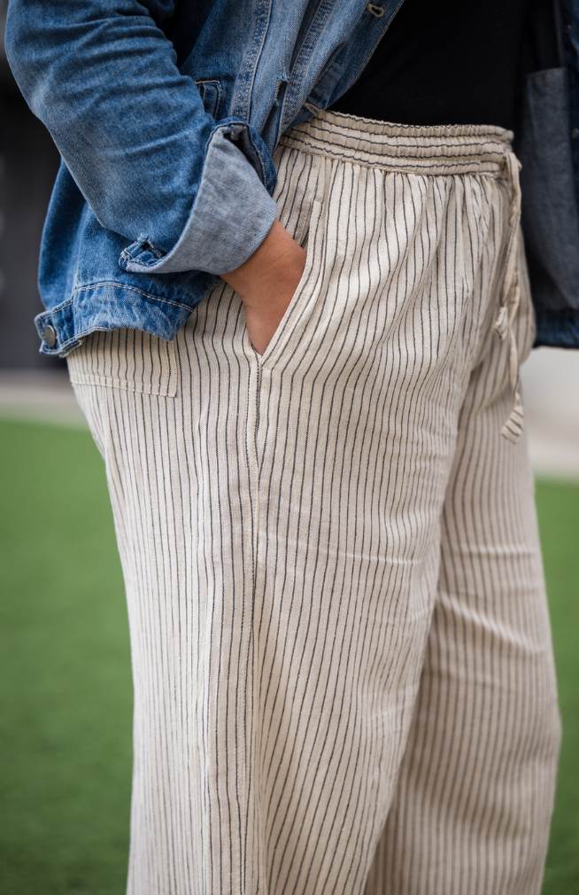 Pants Cotton Wide Leg