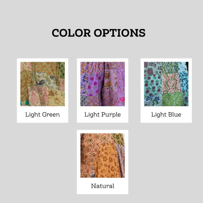 Halter Top Printed Cotton Patchwork