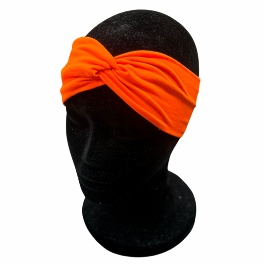 Neon orange headband