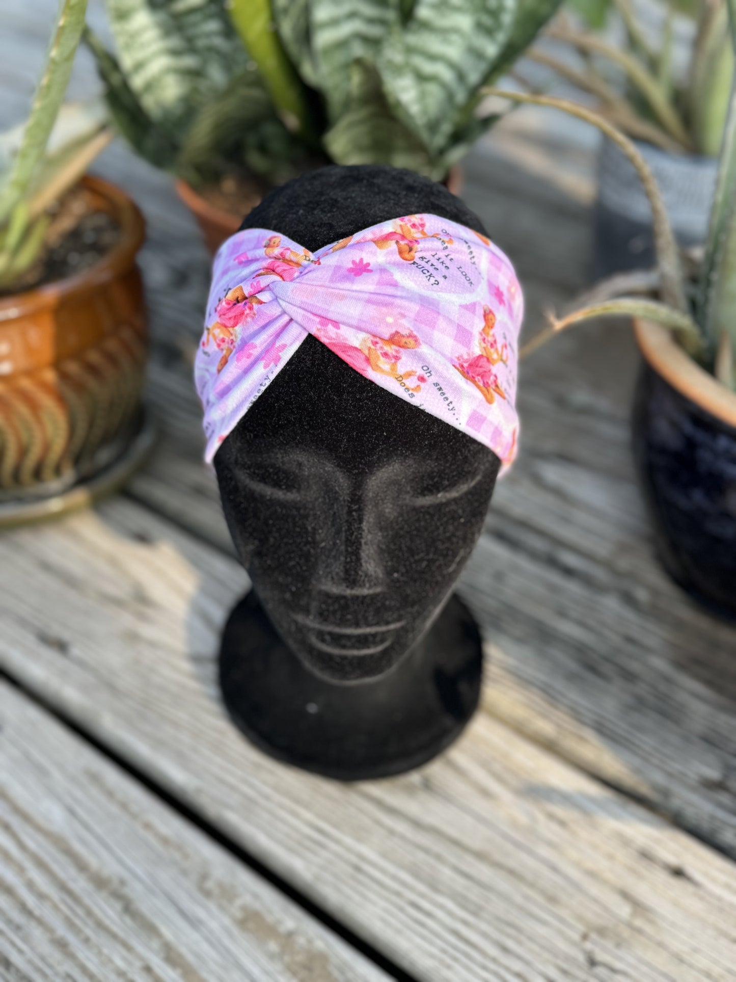 Oh sweetie, does it look like I give a fuck? headband