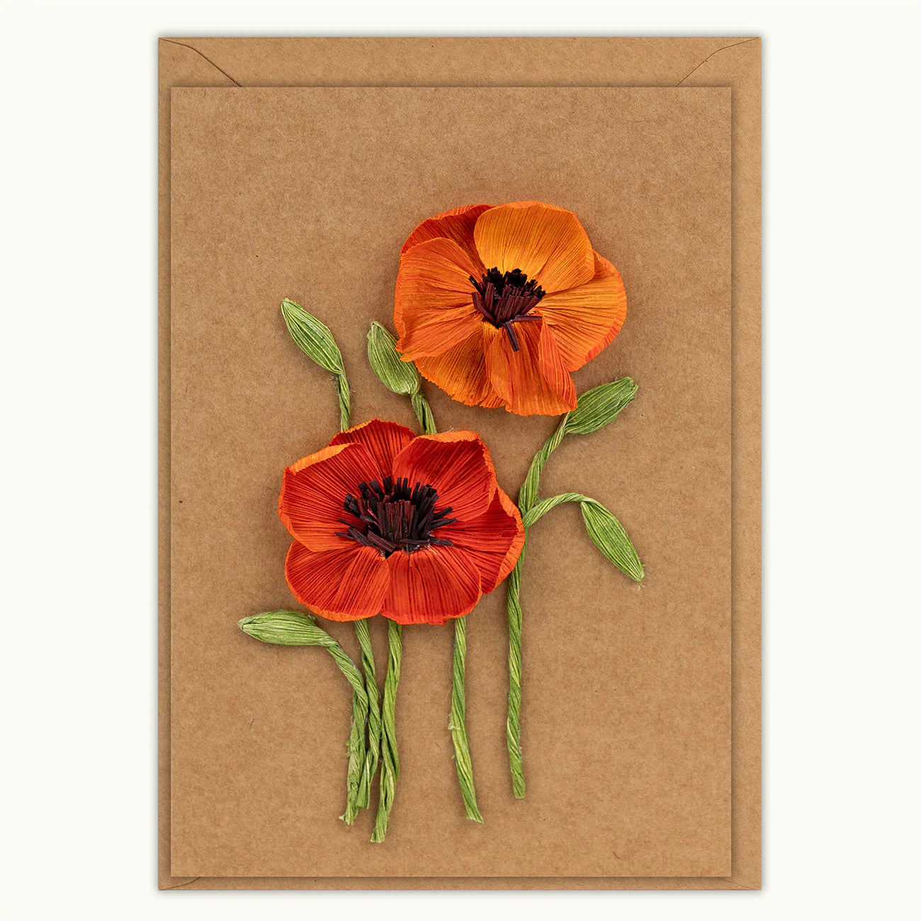 Poppies Handmade Card
