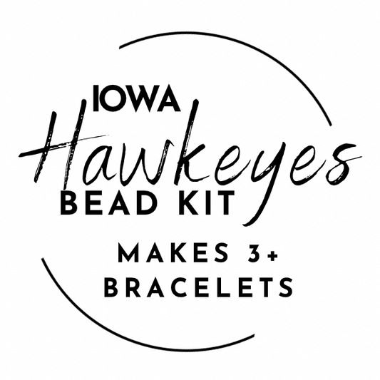 Iowa Hawkeyes bead kit