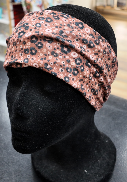 Brown Cheetah Headband
