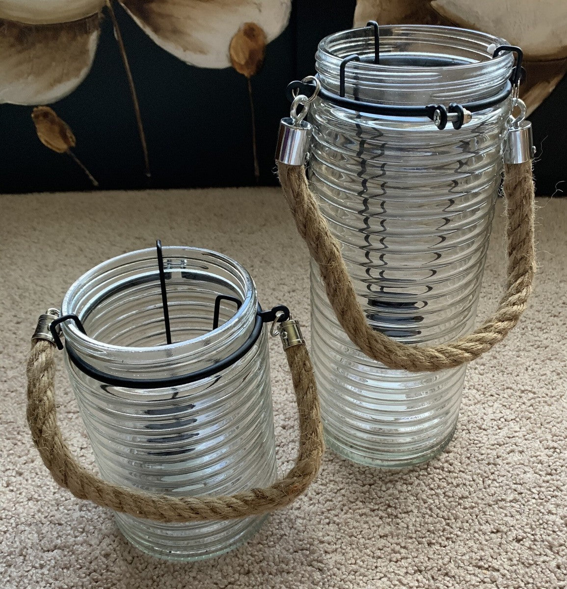 Ribbed Glass Tealights