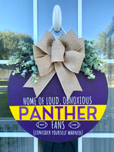 Load image into Gallery viewer, Panthers Door Hanger
