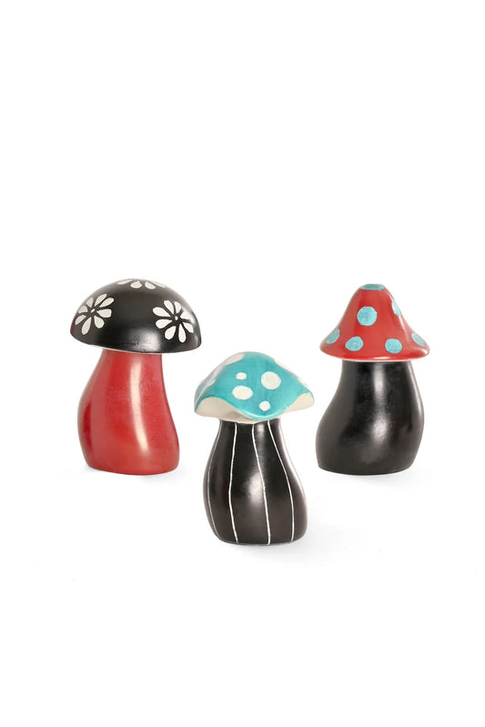 Colorful Magic Land Mushrooms
