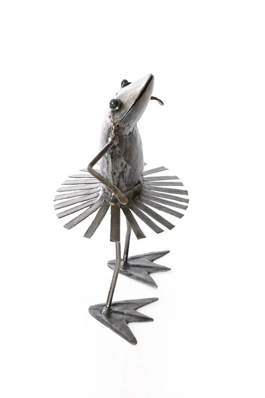 Frog Metal Sculpture Dancing