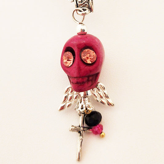 Necklace Day of the Dead Skull totem