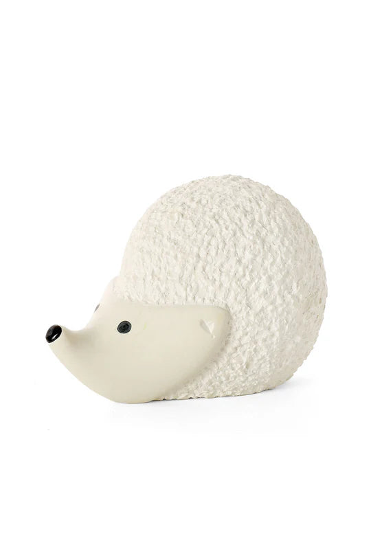 All Natural Textured Soapstone Standing Hedgehog Sculpture