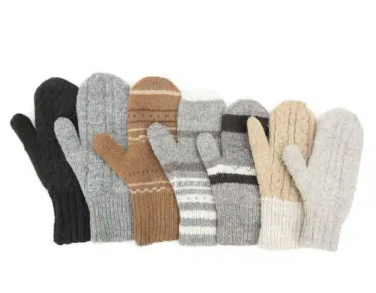 Reversible Alpaca Mittens