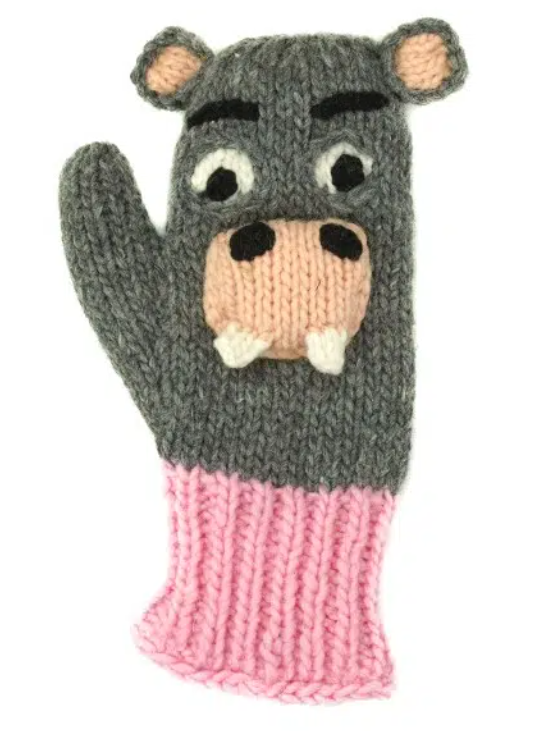 Animal Mittens - Fleece Lined